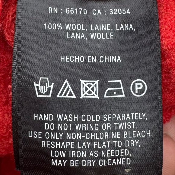 Anthropologie orange wool coat with ruffled collar HWR / M / Excellent condition - Picture 15 of 15